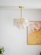 Cedrella Glass Chandelier-Moonnatur