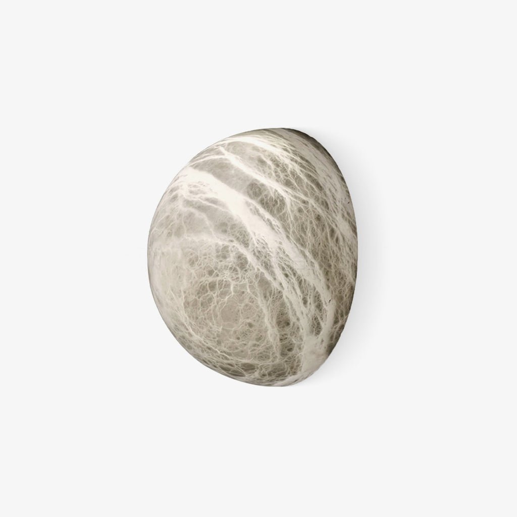 Erlenlynne Alabaster Wall Light-Moonnatur