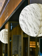 Erlenlynne Alabaster Wall Light-Moonnatur