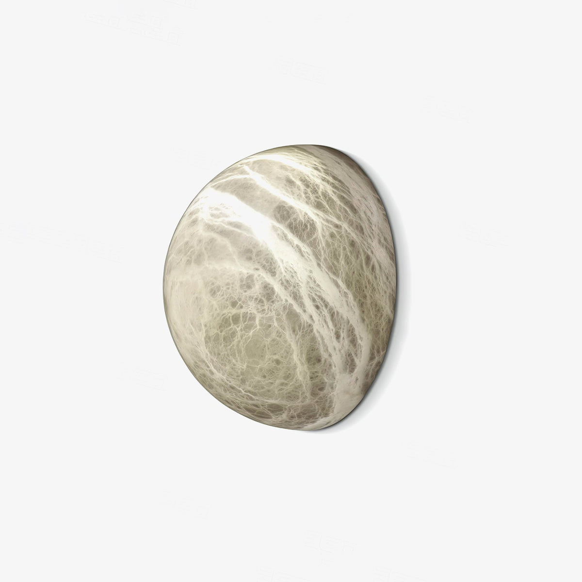 Erlenlynne Alabaster Wall Light-Moonnatur
