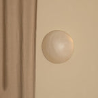 Erlenlynne Alabaster Wall Light-Moonnatur