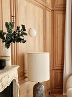 Erlenlynne Alabaster Wall Light-Moonnatur