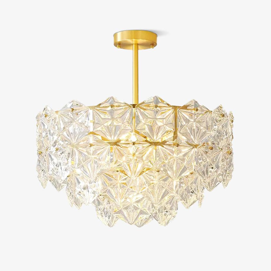 Cedrella Glass Chandelier-Moonnatur