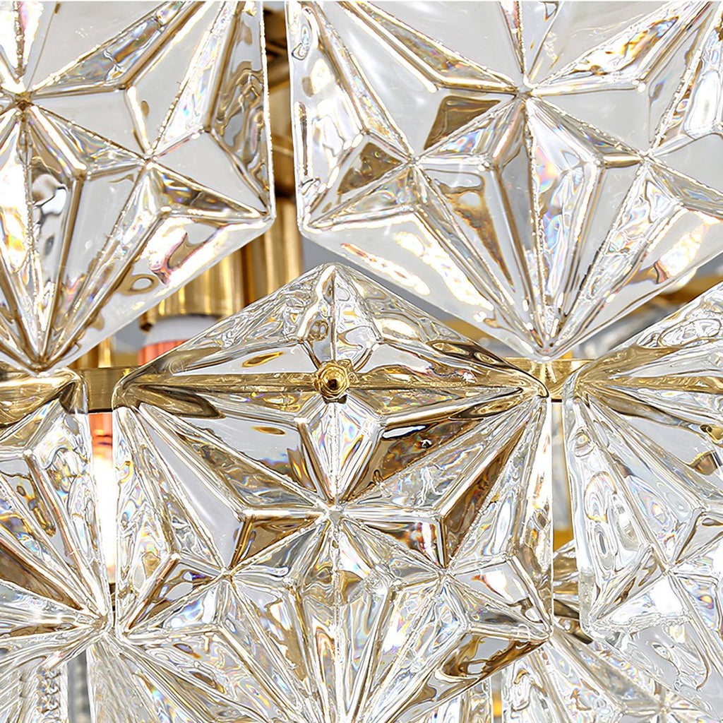 Cedrella Glass Chandelier-Moonnatur