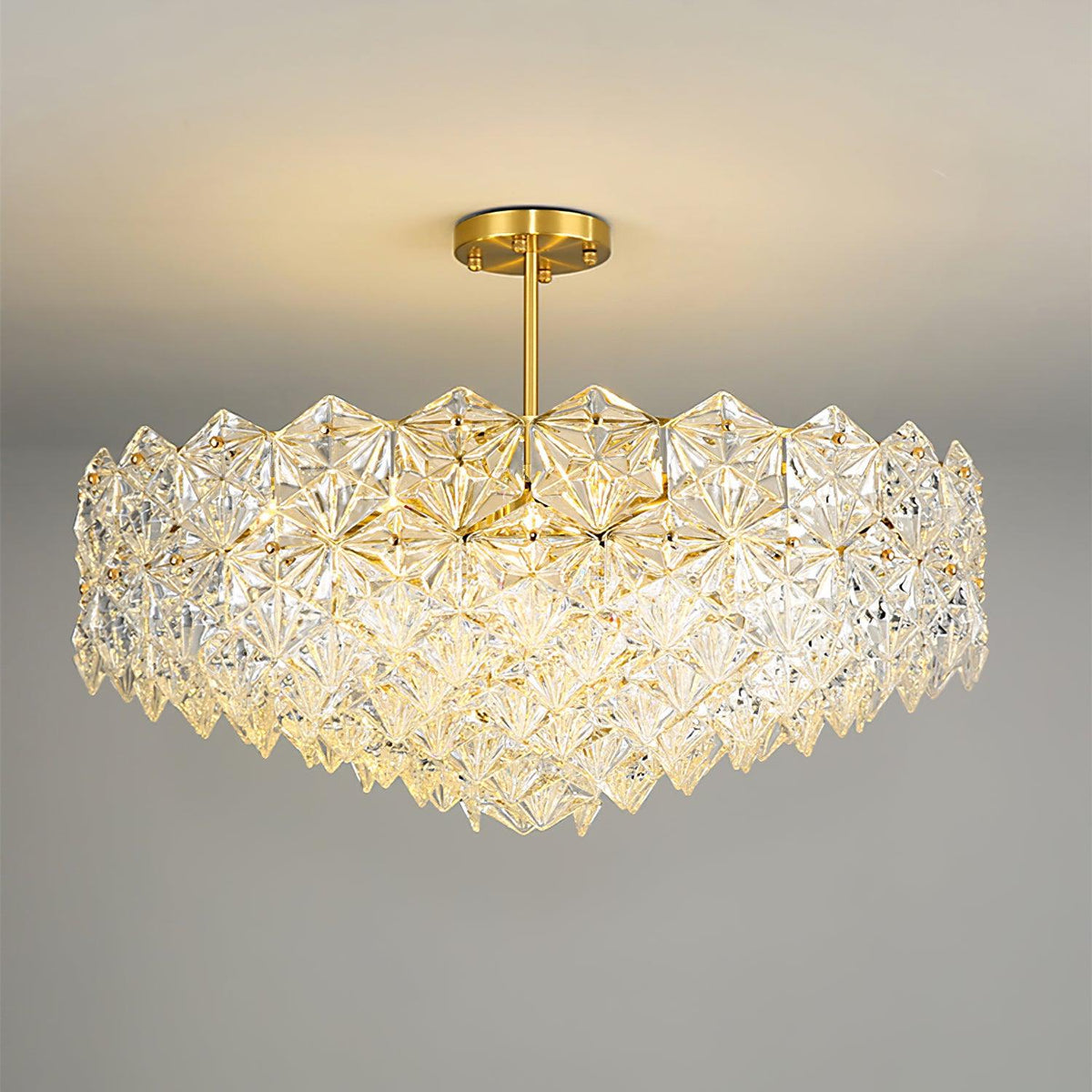 Cedrella Glass Chandelier-Moonnatur