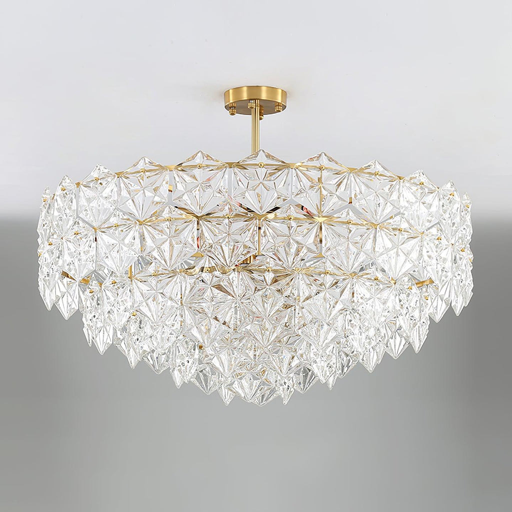 Cedrella Glass Chandelier-Moonnatur