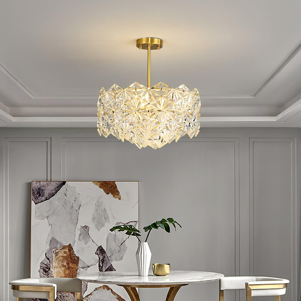 Cedrella Glass Chandelier-Moonnatur