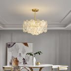 Cedrella Glass Chandelier-Moonnatur