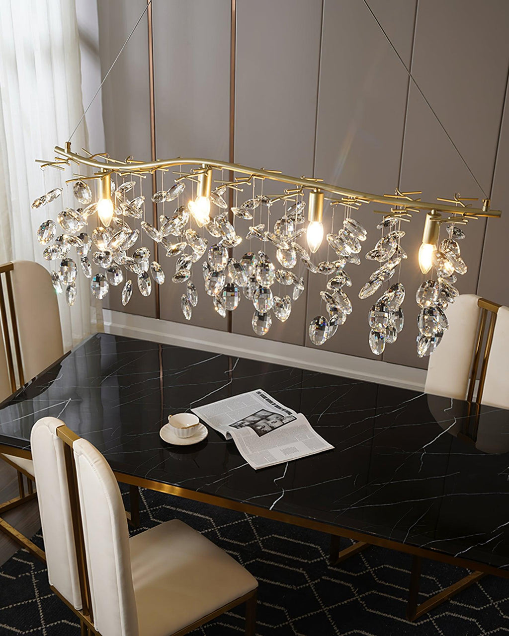 Ulenina Crystal Chandelier-Moonnatur