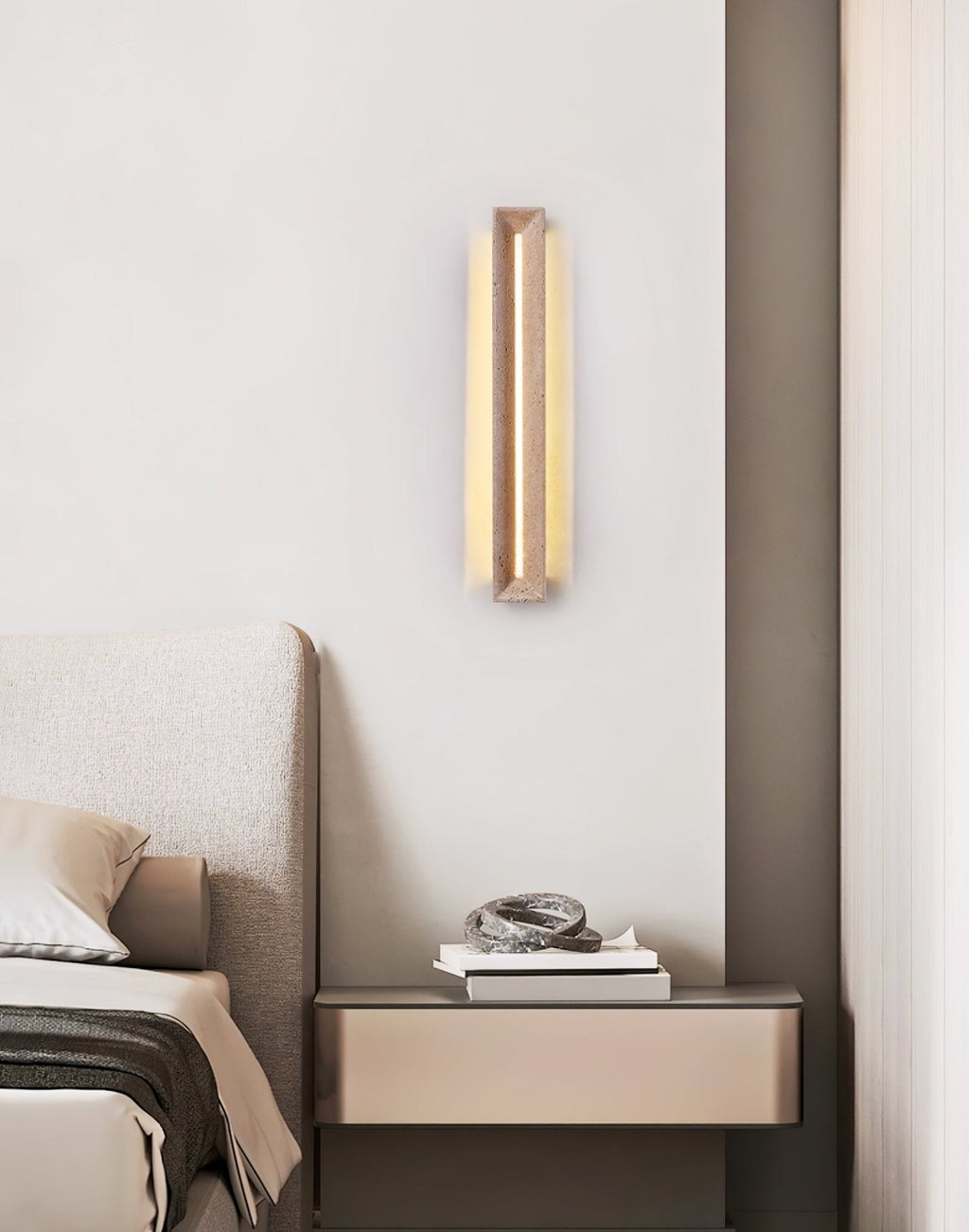 Torrenenora Travertine Wall Light-Moonnatur