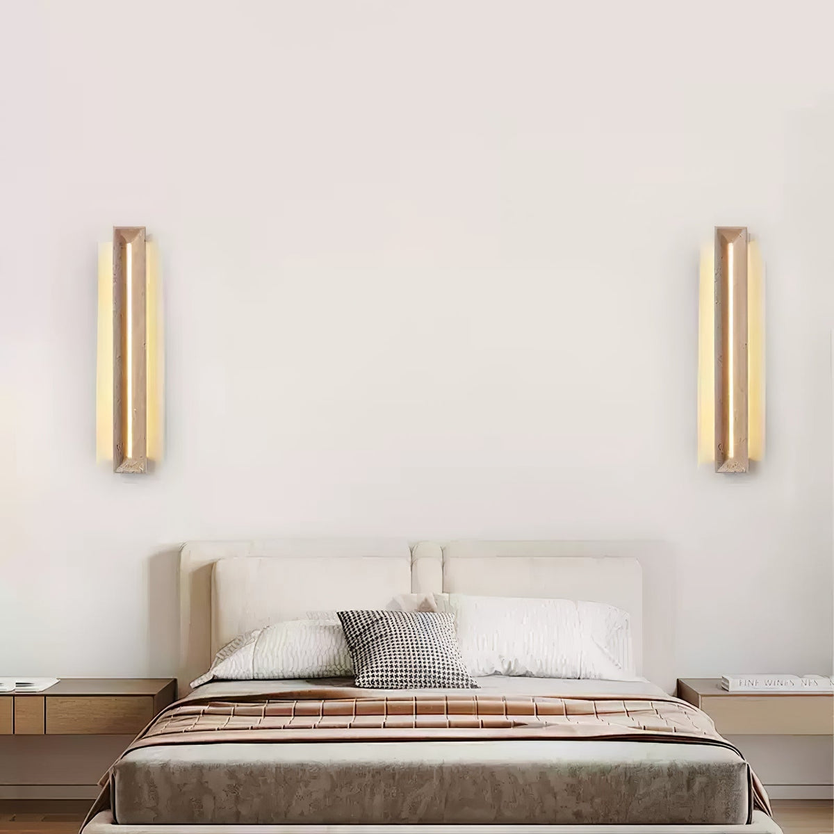 Torrenenora Travertine Wall Light-Moonnatur