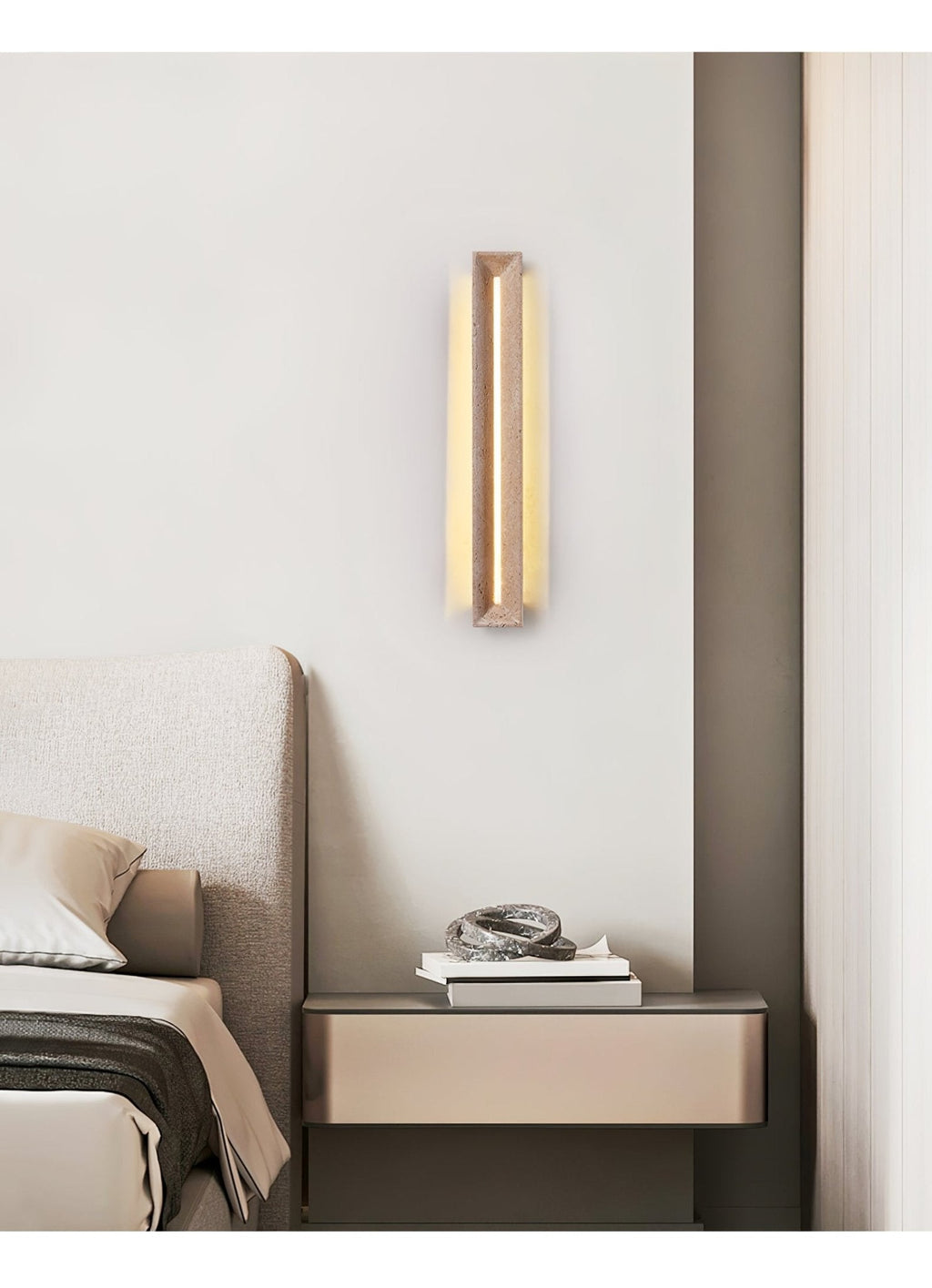 Torrenenora Travertine Wall Light-Moonnatur