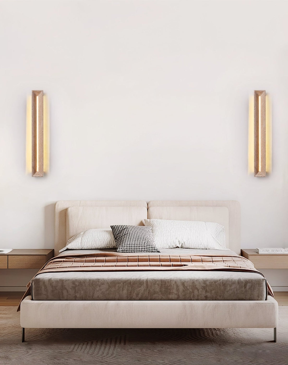 Torrenenora Travertine Wall Light-Moonnatur