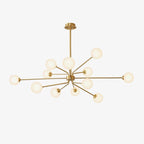 Ardenelle Glass Chandelier-Moonnatur