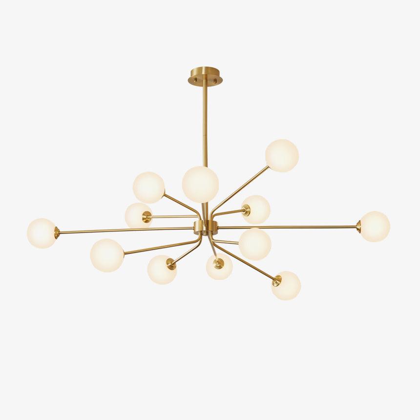Ardenelle Glass Chandelier-Moonnatur