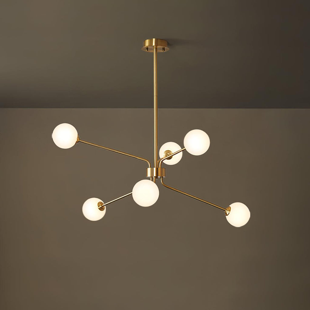 Ardenelle Glass Chandelier-Moonnatur