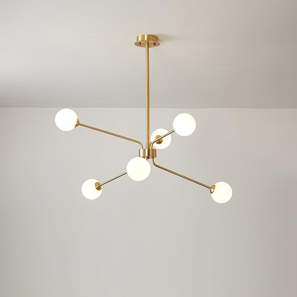 Ardenelle Glass Chandelier-Moonnatur