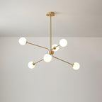 Ardenelle Glass Chandelier-Moonnatur