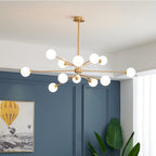 Ardenelle Glass Chandelier-Moonnatur