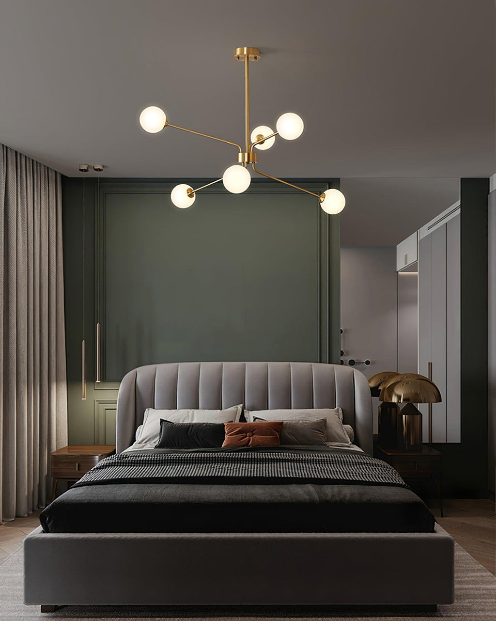 Ardenelle Glass Chandelier-Moonnatur