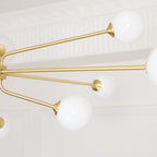 Ardenelle Glass Chandelier-Moonnatur