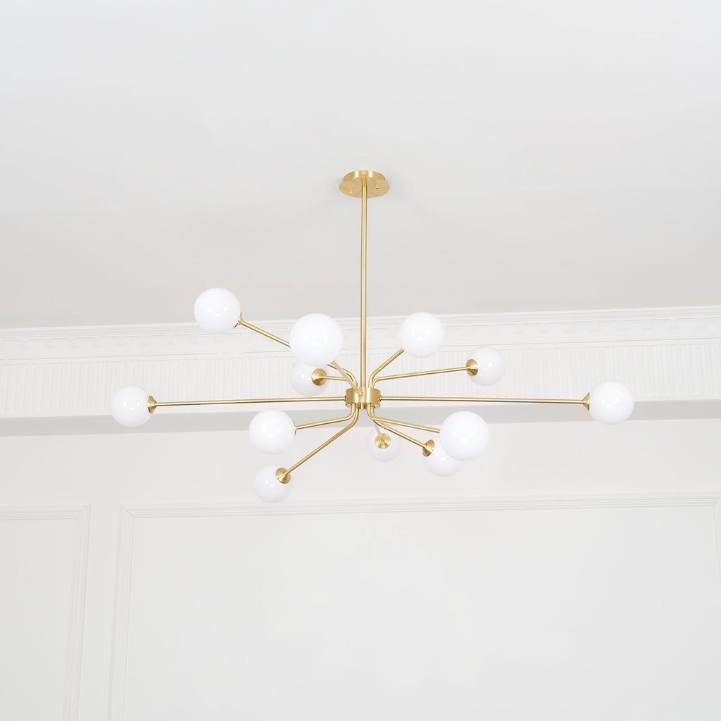 Ardenelle Glass Chandelier-Moonnatur