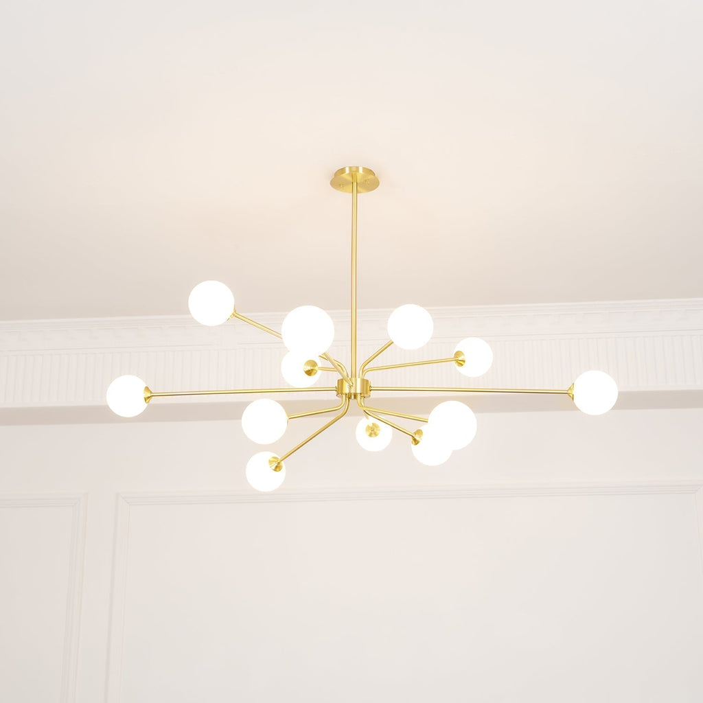 Ardenelle Glass Chandelier-Moonnatur