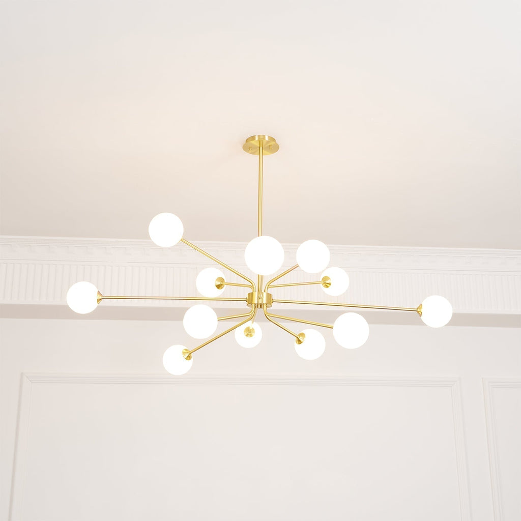 Ardenelle Glass Chandelier-Moonnatur