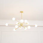 Ardenelle Glass Chandelier-Moonnatur