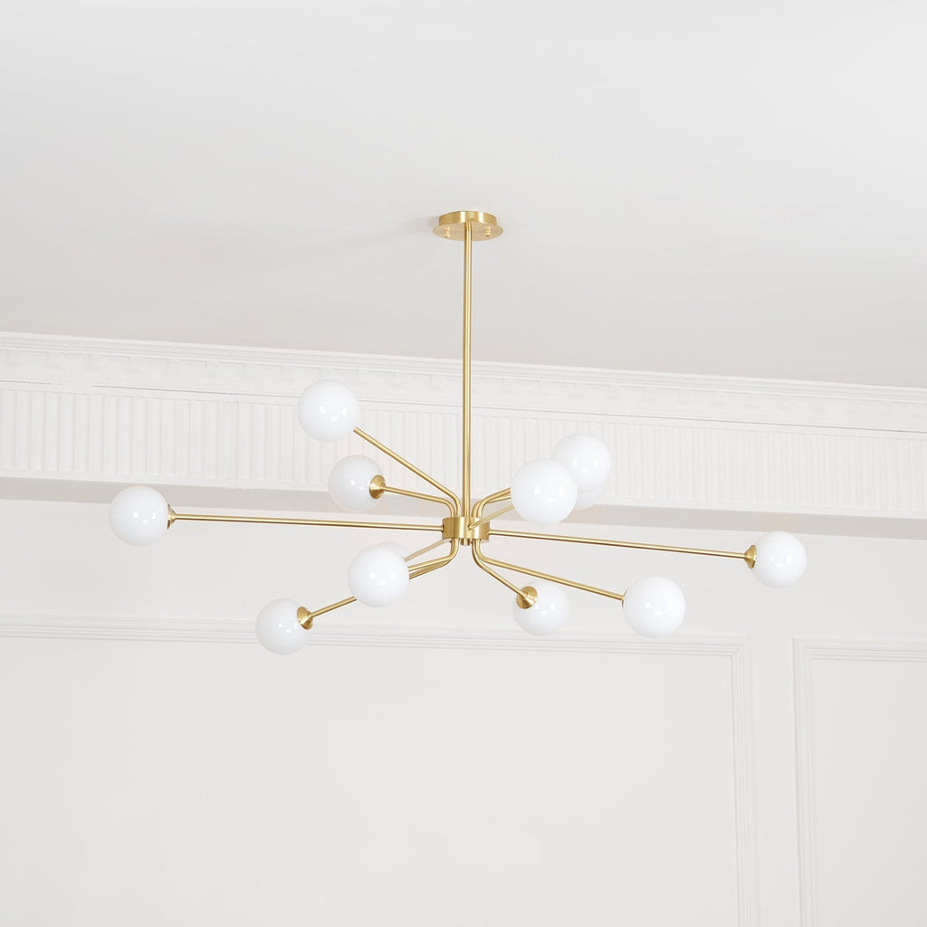 Ardenelle Glass Chandelier-Moonnatur