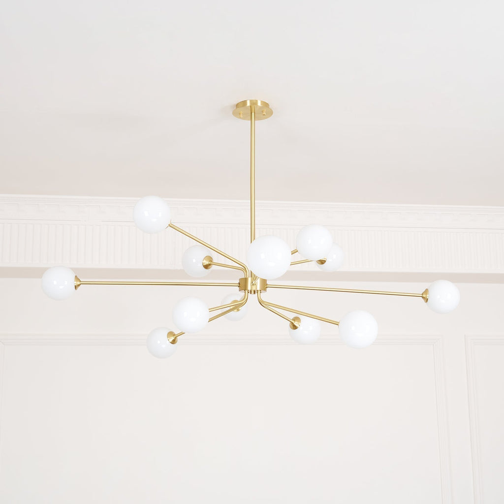 Ardenelle Glass Chandelier-Moonnatur
