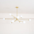 Ardenelle Glass Chandelier-Moonnatur