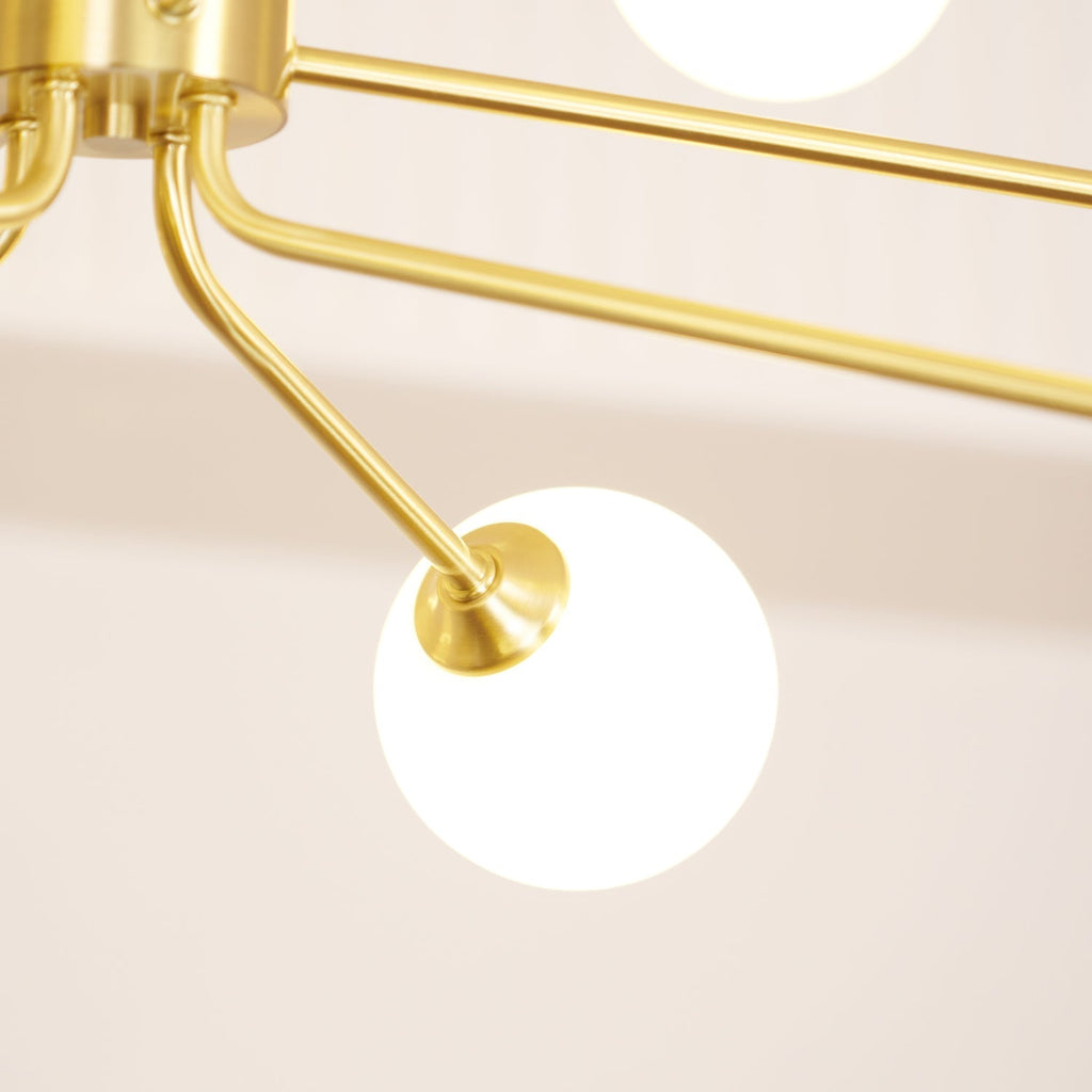Ardenelle Glass Chandelier-Moonnatur