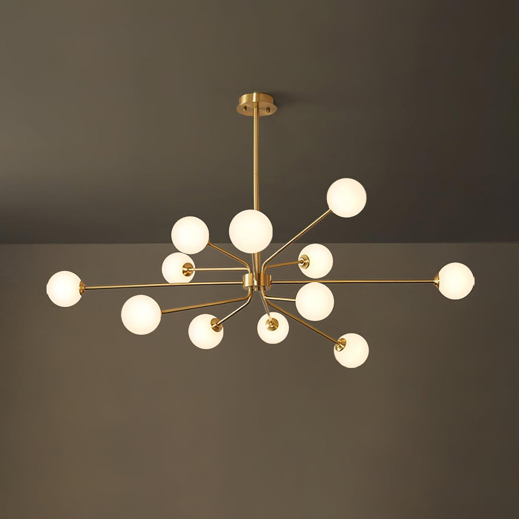 Ardenelle Glass Chandelier-Moonnatur