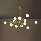 Ardenelle Glass Chandelier-Moonnatur
