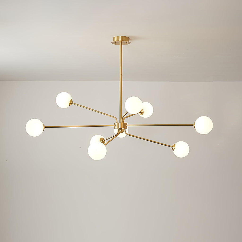 Ardenelle Glass Chandelier-Moonnatur