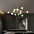Ardenelle Glass Chandelier-Moonnatur