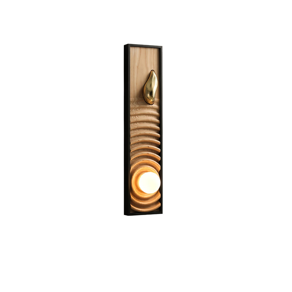 Orenelle Wood Wall Light-Moonnatur