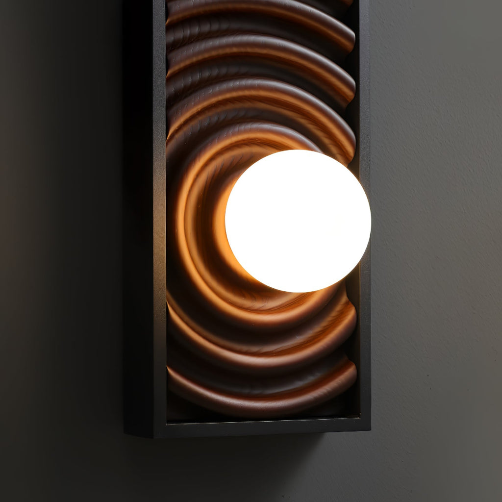 Orenelle Wood Wall Light-Moonnatur
