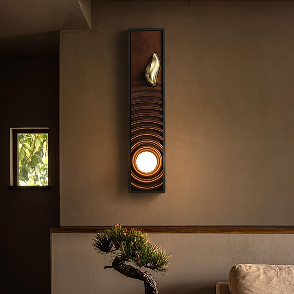 Orenelle Wood Wall Light-Moonnatur