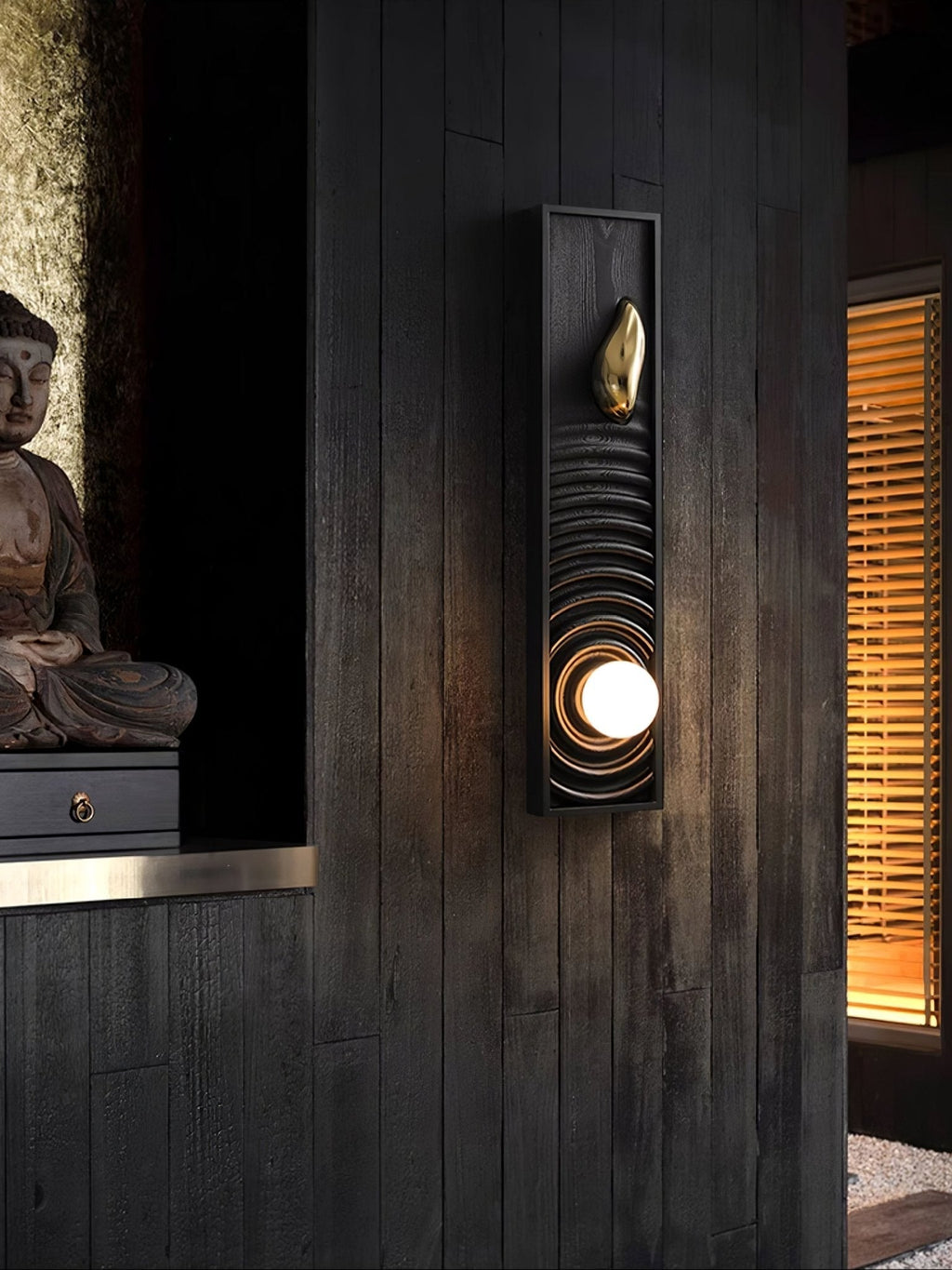 Orenelle Wood Wall Light-Moonnatur