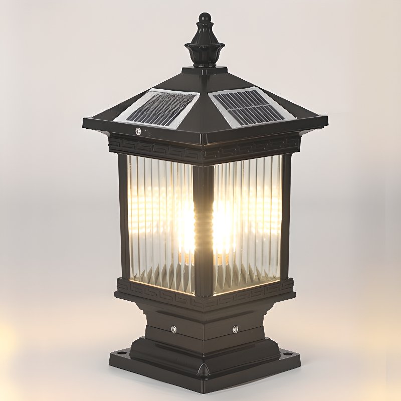 Finverevia Glass Post Light-Moonnatur