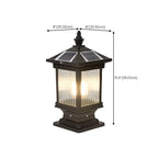 Finverevia Glass Post Light-Moonnatur