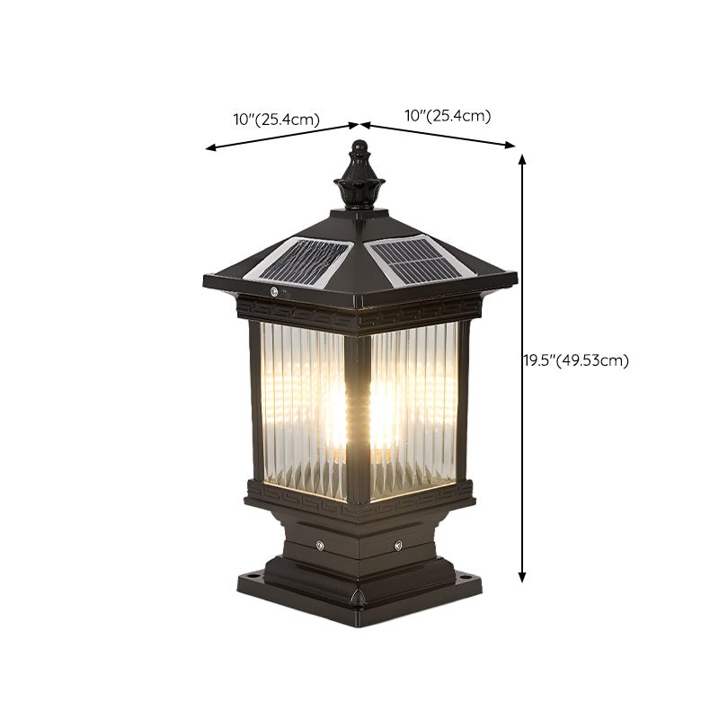 Finverevia Glass Post Light-Moonnatur