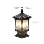 Finverevia Glass Post Light-Moonnatur