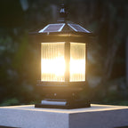Finverevia Glass Post Light-Moonnatur