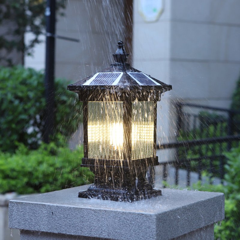 Finverevia Glass Post Light-Moonnatur