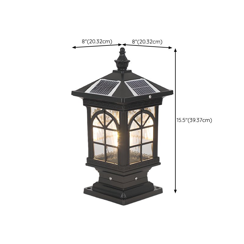 Finverevia Glass Post Light-Moonnatur