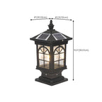 Finverevia Glass Post Light-Moonnatur