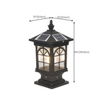 Finverevia Glass Post Light-Moonnatur